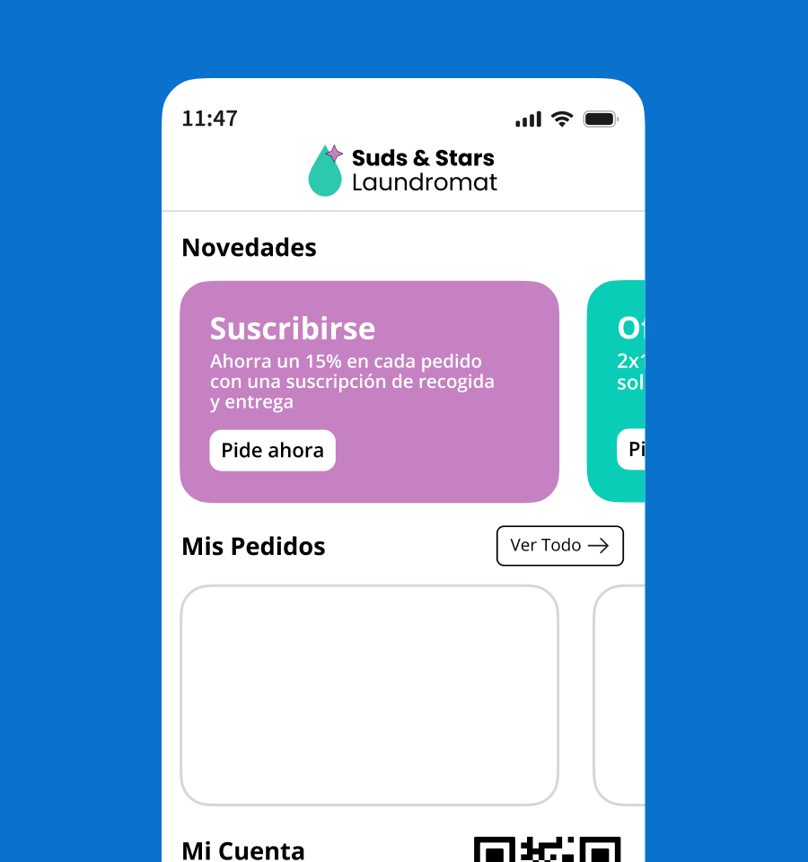 Imagen de la app del cliente