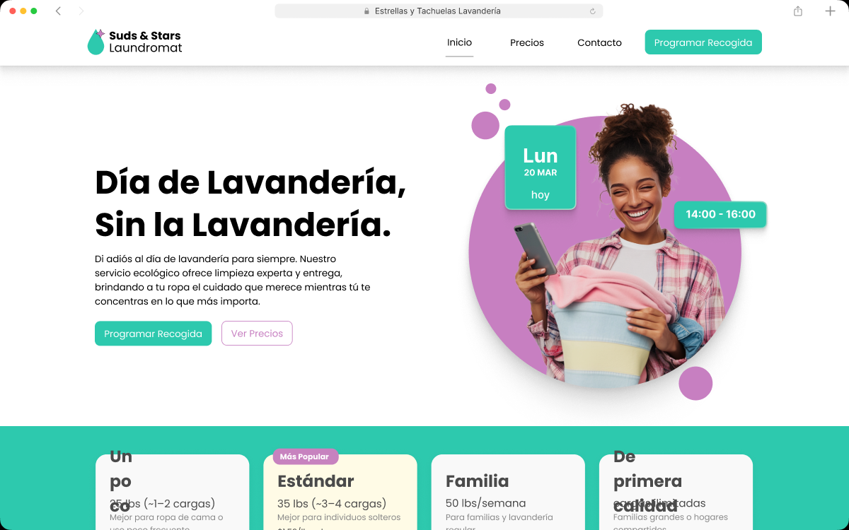 Creador de sitios web