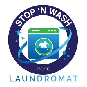 Stop & Wash Laundromat Logo