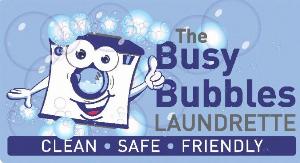 The Busy Bubbles Laundrette Logo
