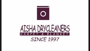 Aisha Drycleaner and Carwash Logo