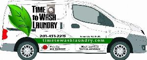Time To Wash Laundry Logo