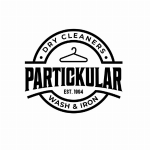 Partickular Dry Cleaners Logo