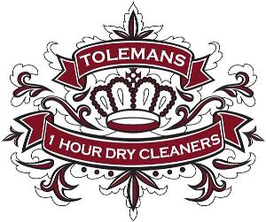 Toleman's 1 Hour Dry Cleaners Logo