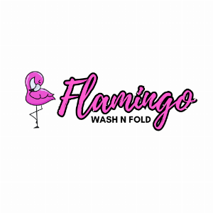 Flamingo Wash N Fold Logo