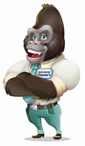 Gorilla Garment Cleaners Logo