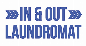 In and Out Laundromat Logo
