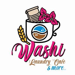 Washi Laundry Cafe & more..... Logo