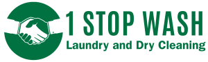 1 Stop Wash Laundry & Dry Cleaning Logo