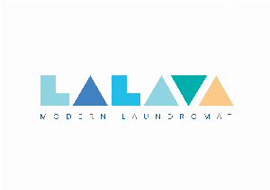 Lalava Modern Laundromat Logo