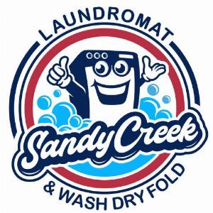 Sandy Creek Laundromat and Wash Dry Fold Logo