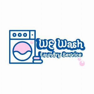 We Wash Laundry Service Logo
