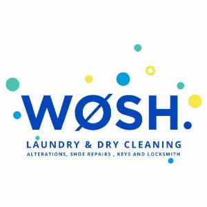 WOSH LAUNDRY AND DRY CLEANING Logo
