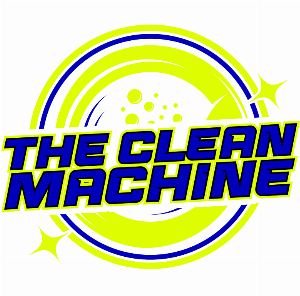 The Clean Machine Laundromat Logo