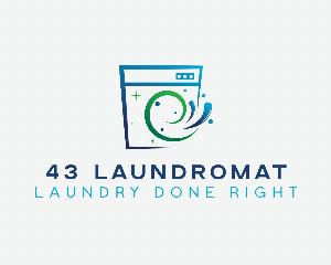 43 Laundromat Logo