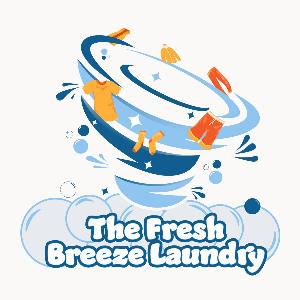 The Fresh Breeze Laundry Logo