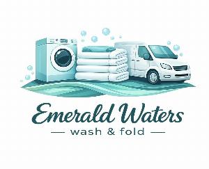 Emerald Waters Wash & Fold Logo