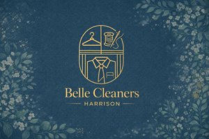 Harrison Belle Cleaners Logo