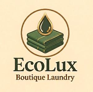 EcoLux Boutique Laundry Logo