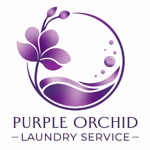 Purple Orchid Laundry Service Logo