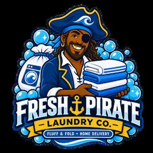 Fresh Pirate Laundry Co. Logo