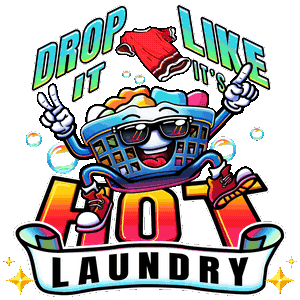 Drop It Like It's Hot Laundry Logo