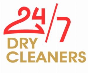 24/7 Dry Cleaners Logo